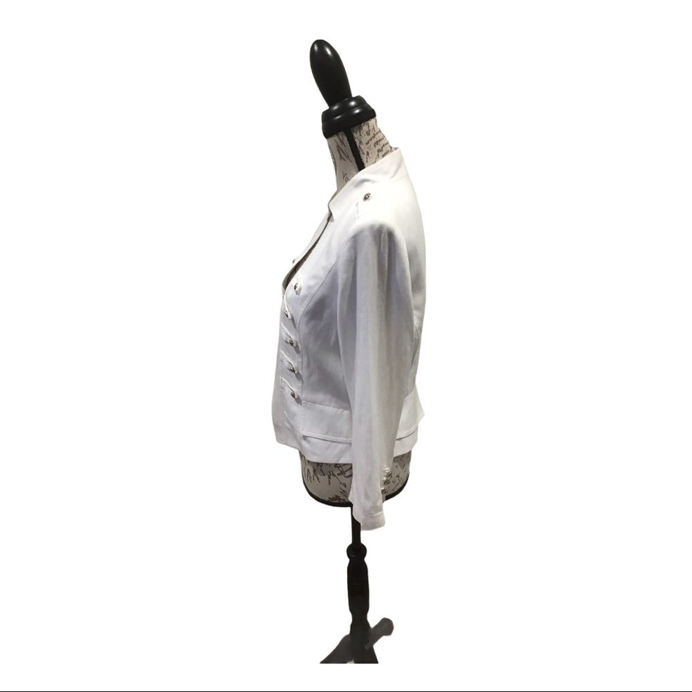 WHBM Band Jacket White size 8 - Picture 4 of 7